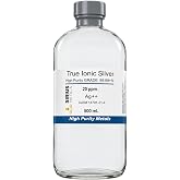 True Free Ionic Silver - 20 ppm: 500mL in Clear Glass Bottle