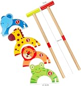 Wondertoys Wooden Animals Croquet Set for Children Educational Outdoor Toy view 6