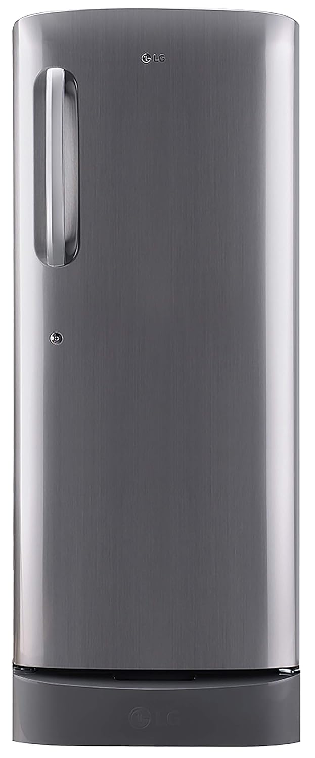 Lg 235 L 4 Star Inverter Direct Cool Single Door Refrigerator Gl D241apzy Shiny Steel Amazon In Appliances
