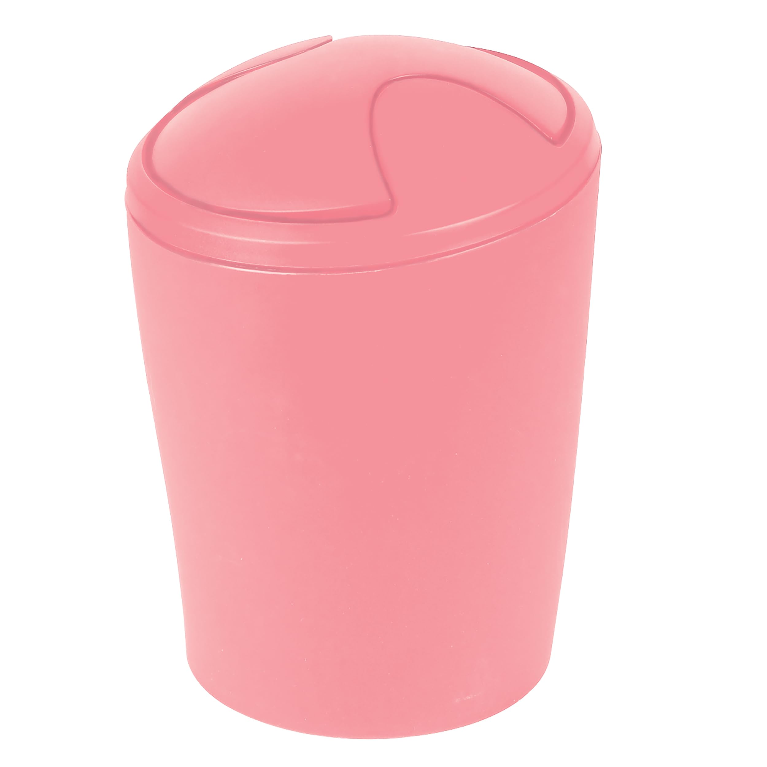 Spirella Move 1018674 Bottle Bathroom Accessories Waste Bin, Frosty Rose – 21 x 15 x 15 cm