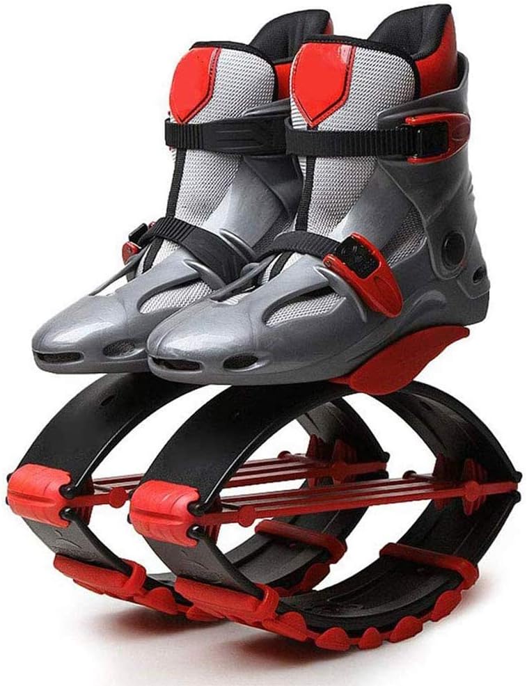 Hmyloz Bouncing Shoes Jumps Rebound Anti-Gravity Running Boots Bounce Jumping Gym Boots Children's Extreme Sports Jumps,M