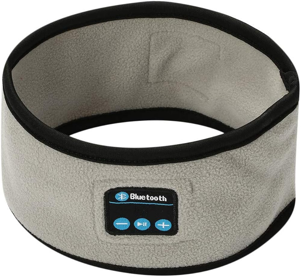 Bluetooth Headband, Outdoor Wireless Music Headwear Fitness Knit Sports Headband (Gray): Amazon 