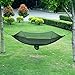 isYoung Hammock with Mosquito Net Parachute Fabric Hammock Net, Durable and Portable , Suit for 2 Persons, Tree Tent, Outdoors (Black / Army Green)