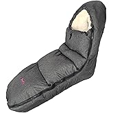 funlife Anti-Kick Waterproof High Performance Winter Stroller Footmuff Fits All Travel Gear,Front Piece Height Adjustable and Removable,M6-4T