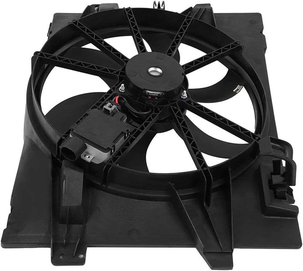 cciyu Radiator or Condenser Cooling Fan Fit for 2006 2007 2008 2009 2010 2011 for Ford Crown Victoria for Lincoln Town Car Mercury Grand Marquis