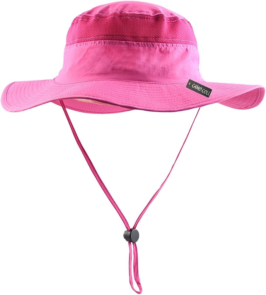 CAMO COLL Outdoor UPF 50+ Boonie Hat Summer Sun Caps (One Size, Dark Khaki) at  Men’s Clothing store