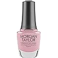 Morgan Taylor Merci Bouquet Nail Lacquer, Wedding Nail Colors, Pink Nail Polish, Long Lasting Nail Polish, 0.5 oz.