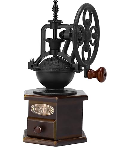 Amazon.com: Manual Coffee Grinder Vintage Wooden Coffee Bean