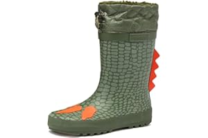 LONDON FOG Toby Boys Girls Snow Boots and Rain Boots - Insulated Winter Waterproof Boys Girls Snow Boots - Little Kid and Big Kid Sizes 11 to 7