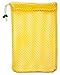 Mesh Stuff Bag - Durable Mesh Bag with Sliding Drawstring Cord Locking Closure.