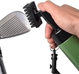 FUZVOL Golf Club Brush Groove Cleaner with Water Spray 2 Pack Green White view 3