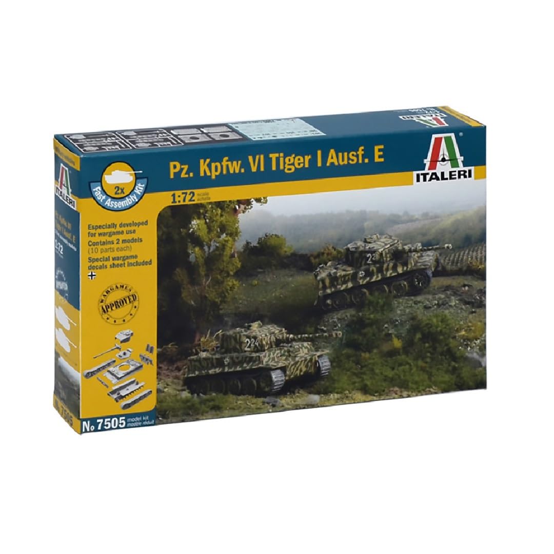 The Hobby Company Italeri 510007505 1:72 PZ KPFW VI Tiger I Ausf. E