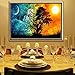 Mobicus Blxecky 5D DIY Diamond Painting,By Number Kits Crafts & Sewing Cross Stitch，Wall stickers for living room decoration,Starry sky(30X45CM/12X18inch)