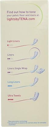TENA Lights Liners Duo Pack x48 – Thin Skin-Friendly Pantyliners view 4