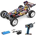 GoolRC WLtoys 124007 RC Car, 1:12 Scale Remote Control Car, 4WD 75km/h High Speed Racing Car, 2.4GHz All Terrain Off Road RC Truck RTR with Brushless Motor and Metal Chassis for Adults