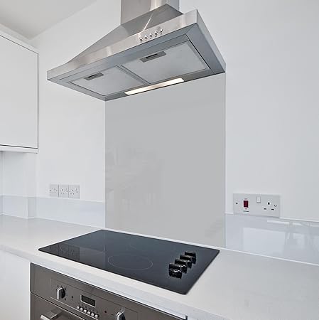 Grey Kitchen Glass Splashback By Colour2glass 6mm Thick Heat
