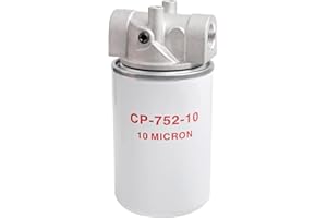 Dtomi Hydraulic Oil Filter 10 Micron - 20 GPM Flow Rate, 200 PSI Max Pressure, 1"-12 UNF Thread | Spin-On Filter Housing for Log Splitters Replaces# 120-818, 723-0405, 221006 Oil Filter Kit