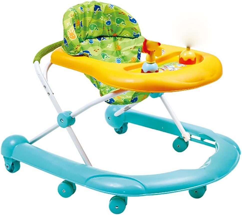 Baby Anti-Rollover U-Type Multi-Functional Folding Baby Walker