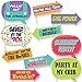 Big Dot of Happiness Funny 90's Throwback - 1990s Party Photo Booth Props Kit - 10 Piece