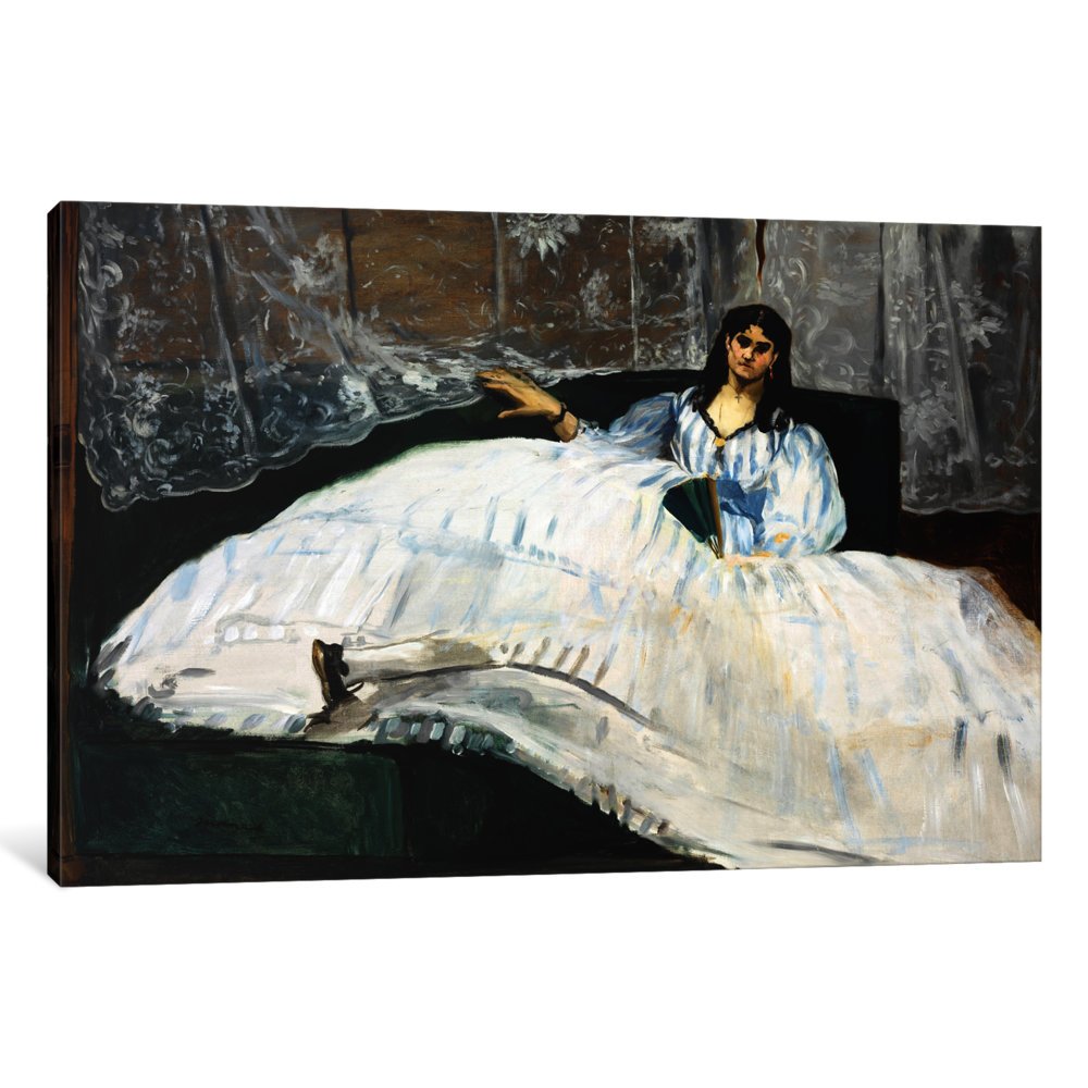 1.5 x 60 x 40Inch iCanvasART 3Piece Portrait of Jeanne