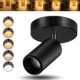 Ajbvp LED Ceiling Spotlight Directional Lighting Indoor Spotlights | Zoomable15&deg;-60&deg;,5CCT/2700K-5000K,Dimmable,12W,For Living Room Gallery Art Lighting