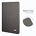 ESR Case for iPad Air 2,Smart Case Cover PU Leather Case Tree Texture Ultra Slim Auto Wake & Sleep Function with Blue and Brown Streak Pattern for iPad Air 2,Twilight