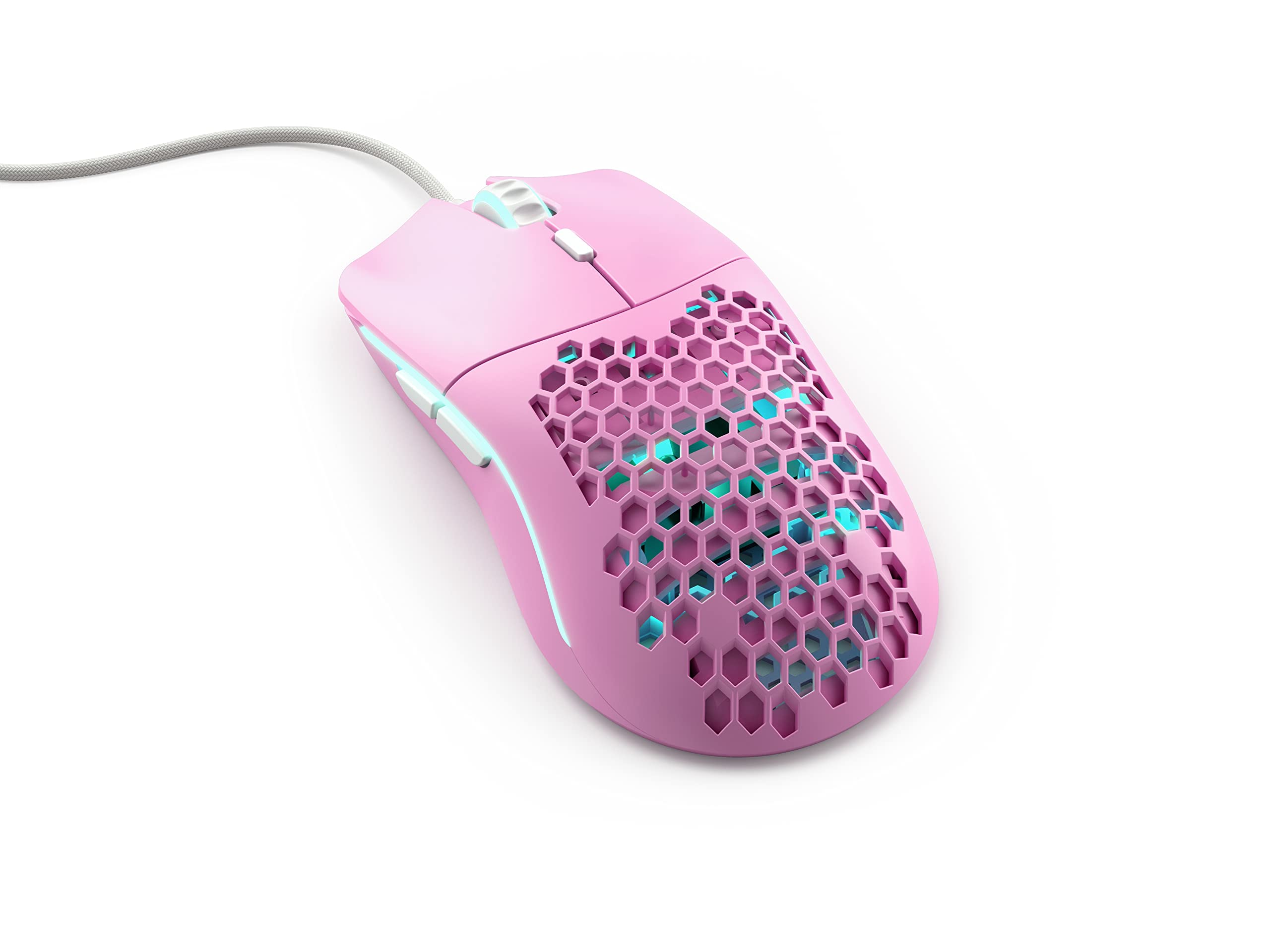Glorious Gaming Mouse - Model O 67 g Superlight Honeycomb Mouse, Limited Edition Matte Pink - USB Gaming Mouse