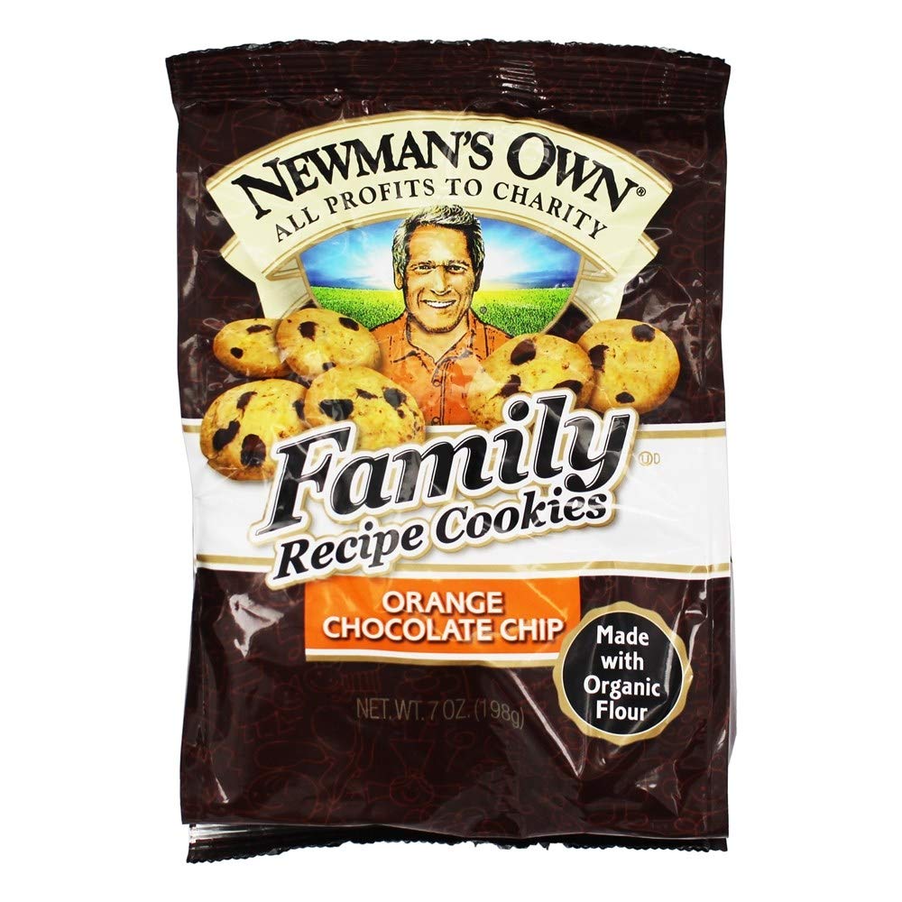 Newman's own organics Family recipe Orange chocolate chip cookies (757645021227)