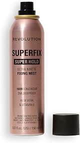 Makeup Revolution Super Fix Misting Spray Matte Finish Long Lasting Hold view 8