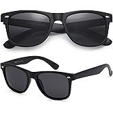 PolarSpex Polarized Sunglasses for Men and Women – UV Protection, Durable & Lightweight Retro Sunglasses for Driving, Fishing