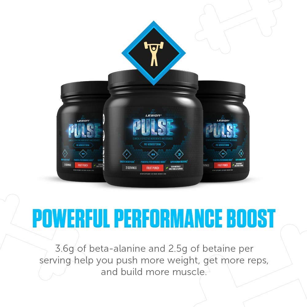 Legion Pulse, Best Caffeine Free Natural Pre Workout