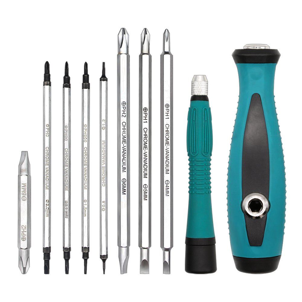 E.Durable Long Bit Screwdriver Set, Philips Driver PH0 PH00