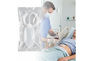 Wound Drainage Bulb with Tube - Silicone Post-Procedure Fluid Collector with Leak-Proof Valve, Single-Use Body Liquids Reserv