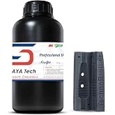 Siraya Tech Sculpt High-Temp Resistant 3D Printer Resin, Dark Grey, 1kg | Thermal Resistance up to 180&deg;C, High Precision, DLP LCD Capable, Ideal for Engineering, Jewelry &amp; Industrial Use