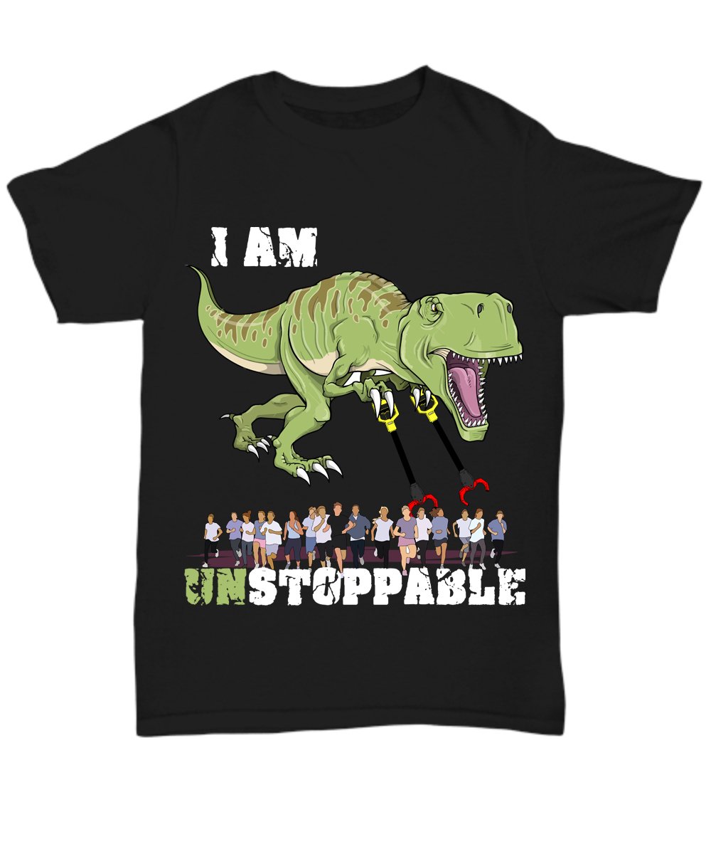 Unstoppable T Rex Claw Arms Funny Dinosaur T Shirt Unisex Tee 3964