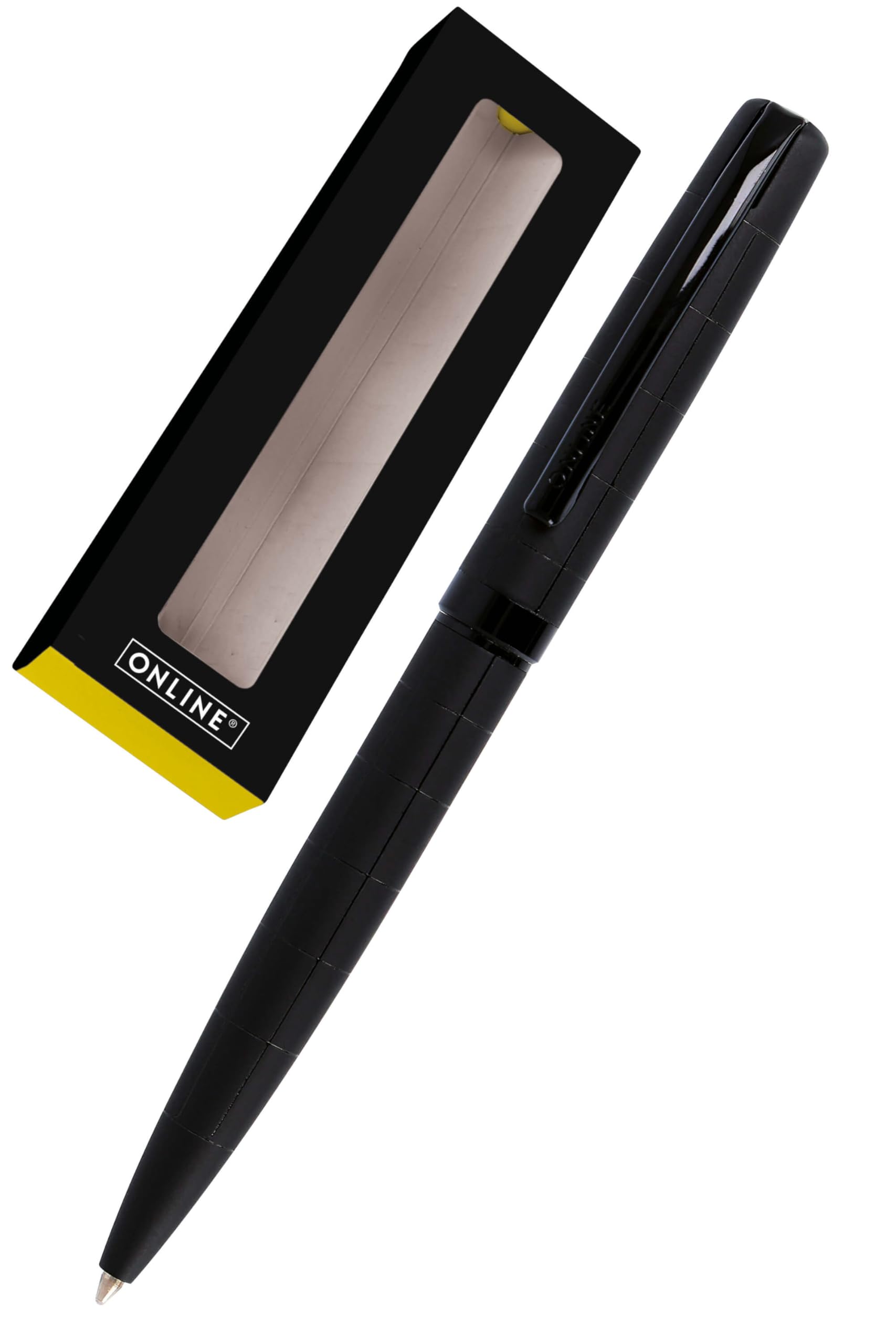 Online Eleganza Ballpen I Black I Replaceable Large Refill I Metal Biro I Ink Colour Black I Retractable I Ballpoint Pen In Gift Box 34567