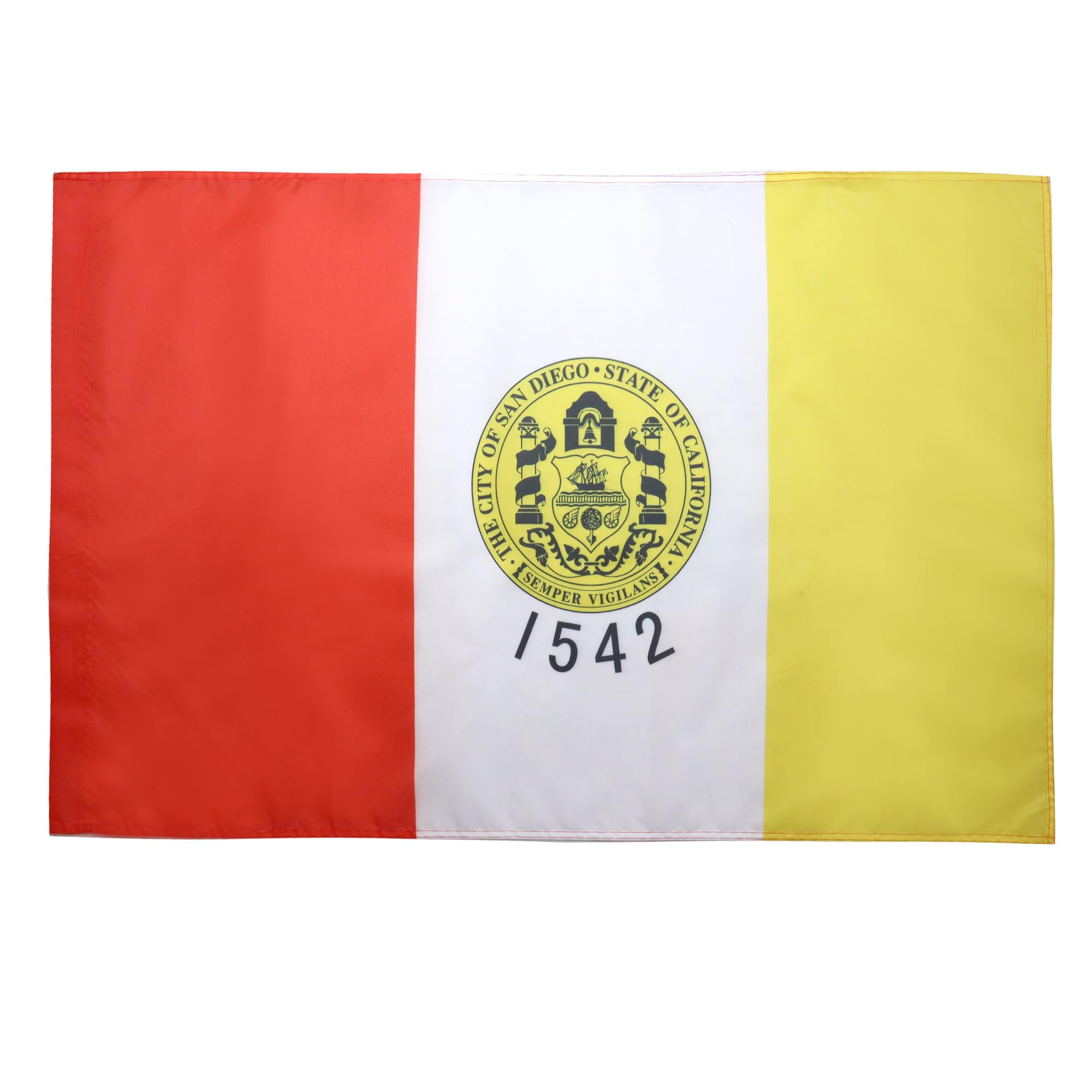 AZ FLAG - San Diego Flag - 3x5 Ft - San Diego city Banner with Sleeve - 100% Polyester - Fade Resistant - Vivid Colors - 3' x 5' Feet - 150x90 Cm