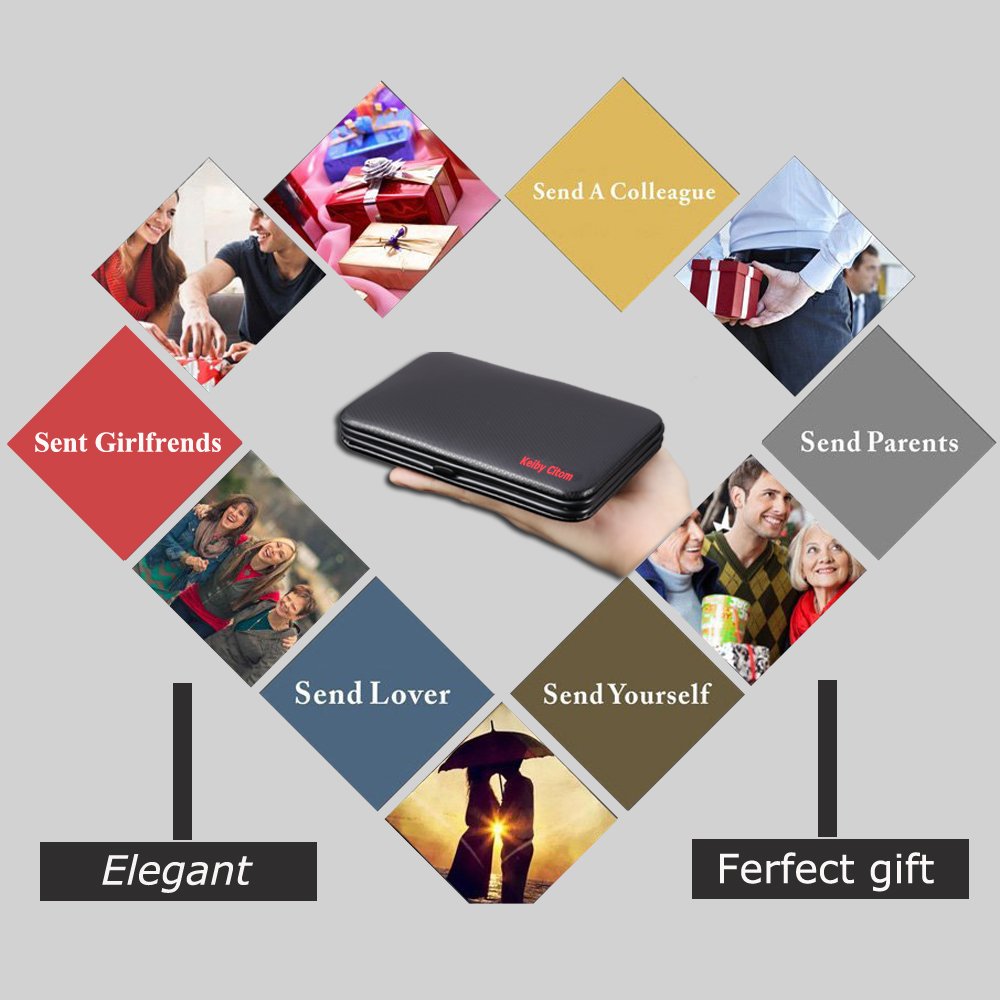 Keiby Citom Professional Stainless Steel Nail Clipper Travel & Grooming Kit Nail Tools Manicure & Pedicure Set of 15pcs with Luxurious Case(Black/Red) : Beauty