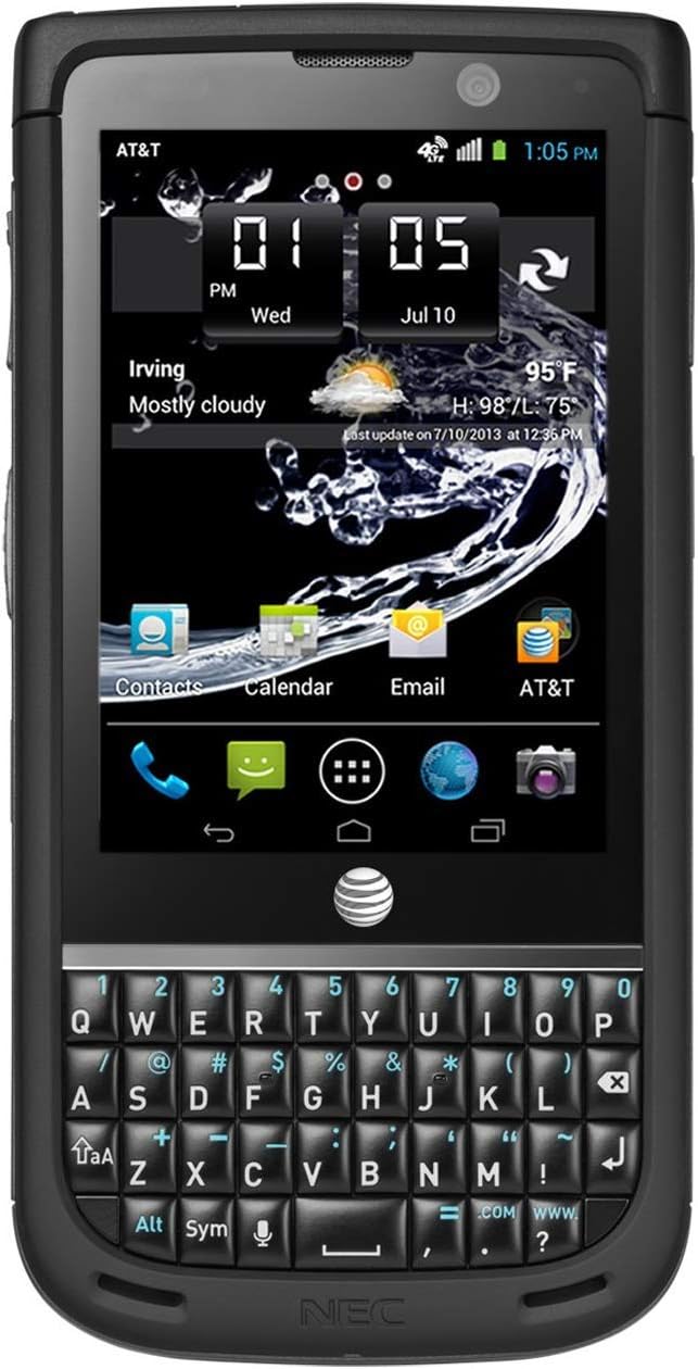 NEC TERRAIN NE201A1A BLACK 8GB QWERTY KEYPAD ANDROID TOUCH SCREEN