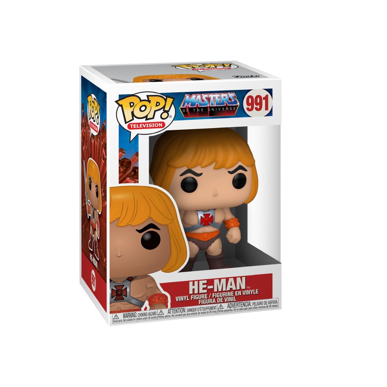 Funko POP! Animation: Masters of the Universe - He-Man - Collectable Vinyl Figure - Gift Idea - Official Merchandise - Toys For Kids & Adults - Model Figure for Collectors and Display