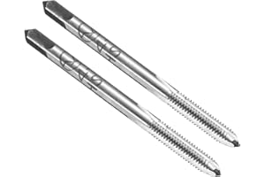 uxcell 2pcs Hand Bottom Tap M4 x 0.7 H2 Metric Thread Bottoming Style Threading Taps High Speed Steel HSS6542 Straight Flutes