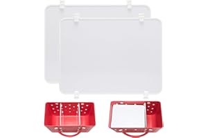 Doxo 2PCS Divider Tray Compatible with Bogg Bag Accessories,Beach/Travel Handbag,Storage (White,XL)