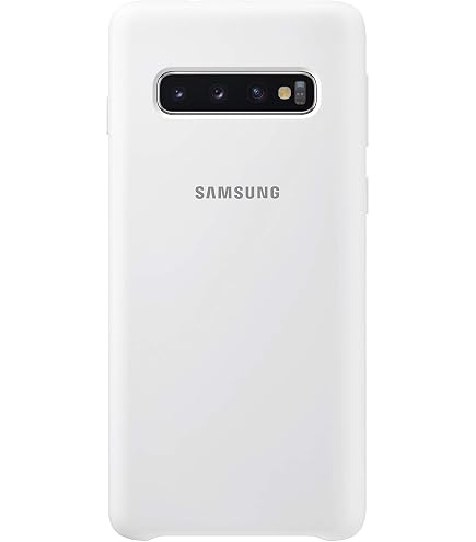 Amazon.com: SAMSUNG Galaxy S10+ Leather Back Case, White : Baby
