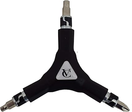 Velochampion Cle Y 6 En 1 Outil Multifonctionnel Kit De Reparation Pour Velo De Montagne Velo Et Voiture Tournevis A Couple Eleve Cle Allen Amazon Fr Sports Et Loisirs