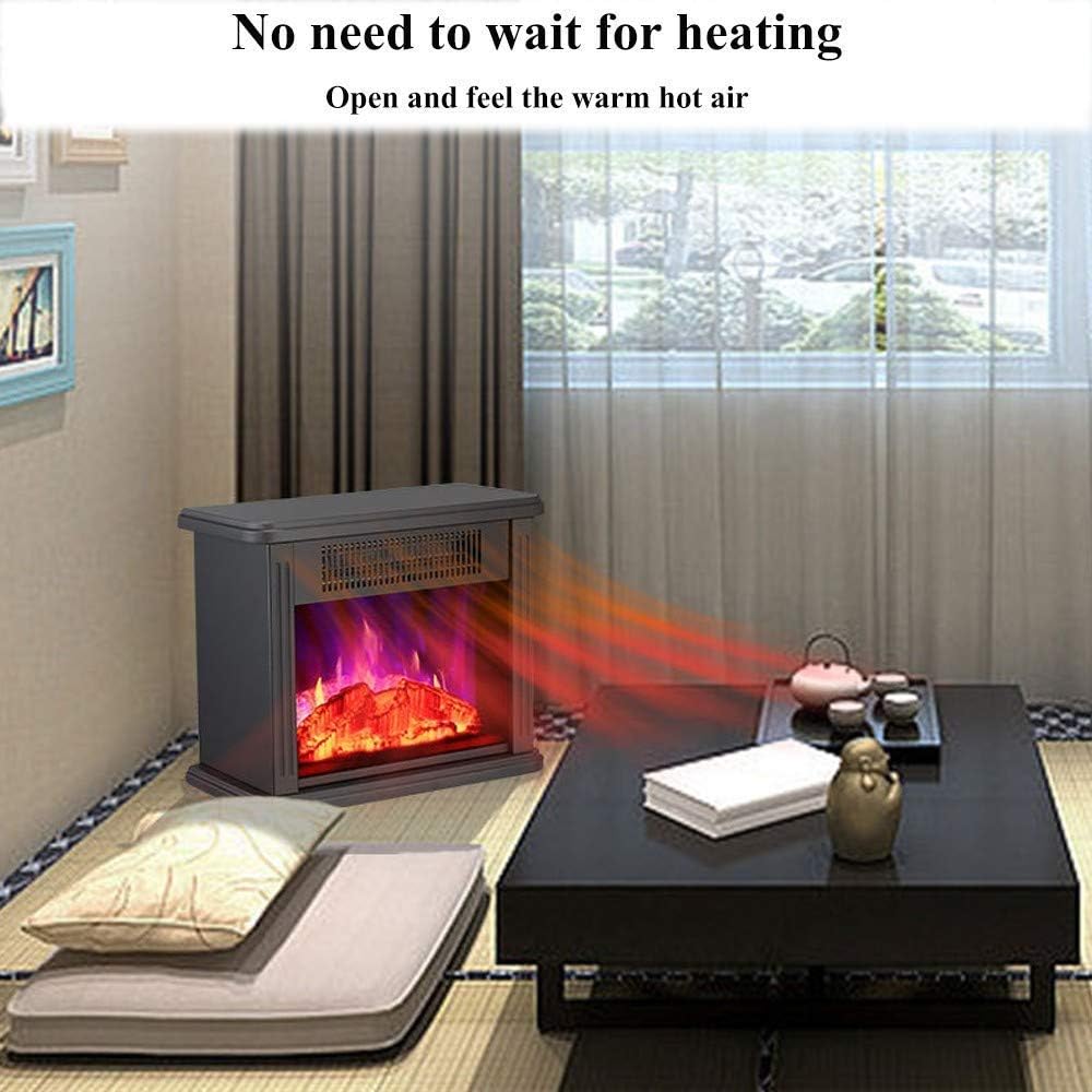 YAMMY Estufa eléctrica Calefacción Chimenea Sistema de Apagado de