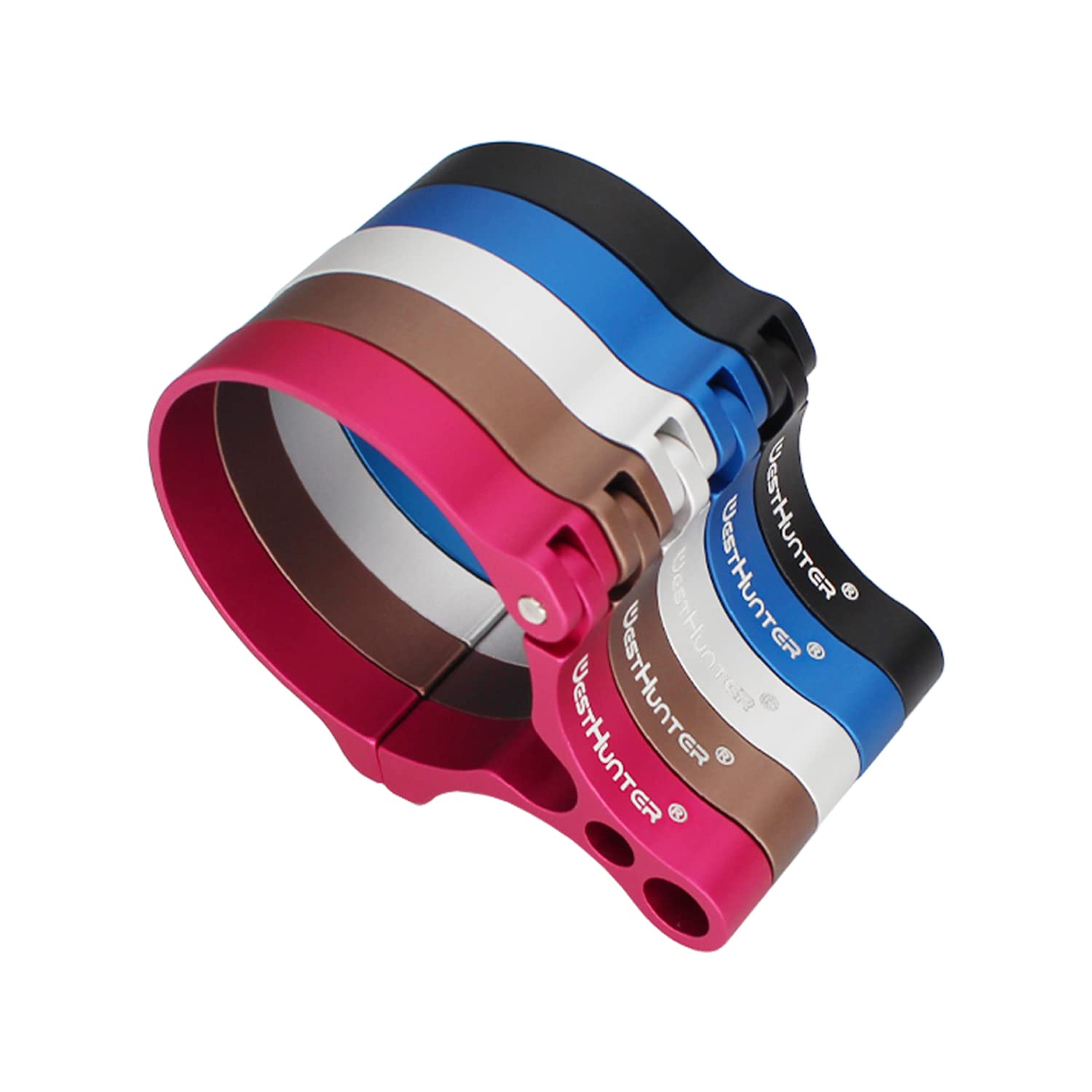 WestHunter Optics 46 mm Riflescope Switchview Throw Levers | with Notch, Blue