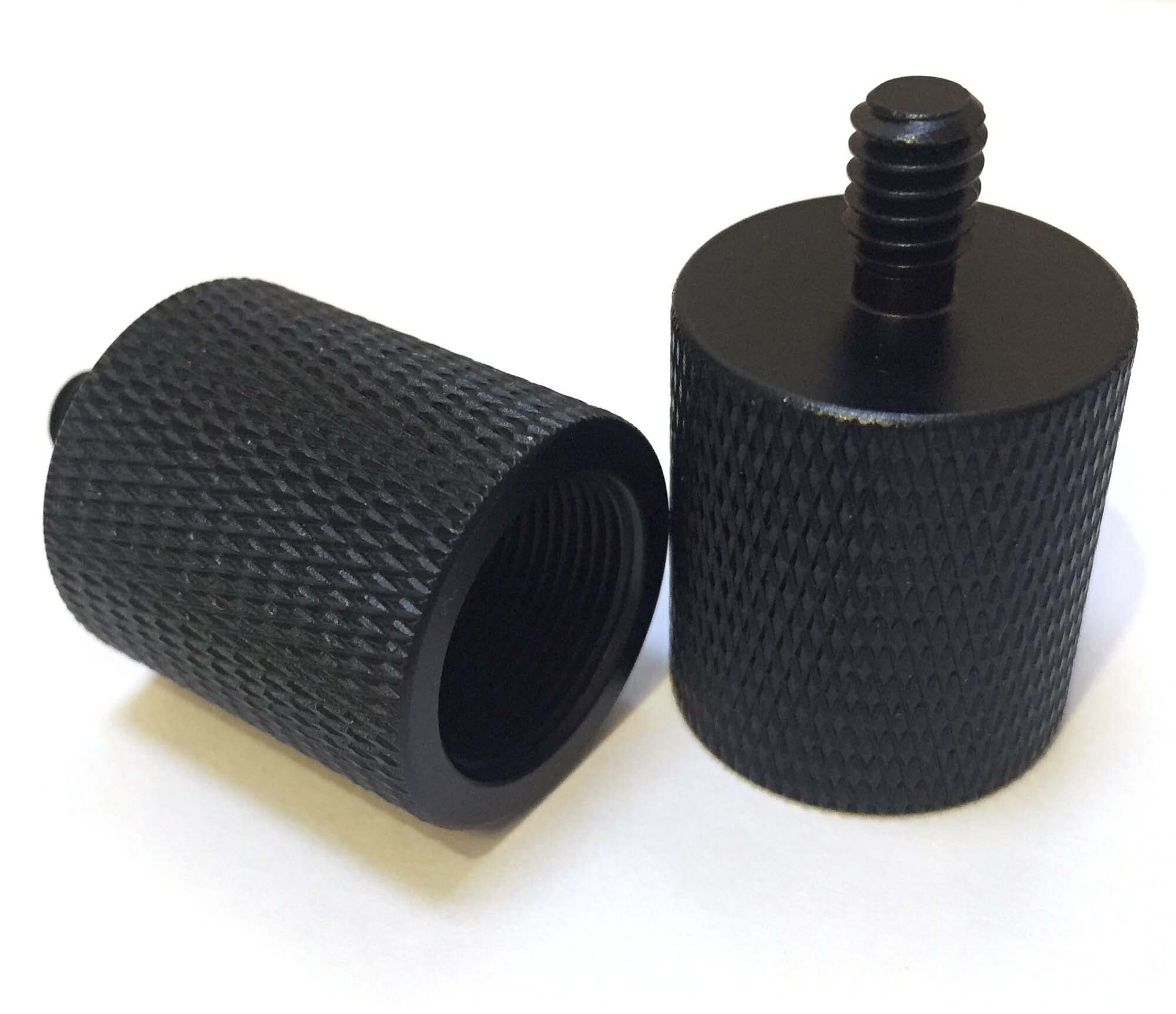 2x Length 35mm Camera Connect 5/8 Hole To 1/4 Screw Adapter Bracket Level Gauge Shockproof Frame Live Tripod Base Microphone Speaker Support Conversion Head Connector Photograph Parts Accessories