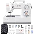 FEIYUE FYe350 Sewing Machine with Multiple Needle Positions, Energy Saving Servo Motor, Heavy Duty & Portable, 23 Built-in Stitches, 6 Bobbins & 5 Included Sewing Feet
