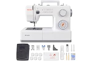 FEIYUE FYe350 Sewing Machine with Foot Pedal, Heavy Duty, 23 Built-in Stitches, Controllable Pedal Speed, Easy to Use, Great 