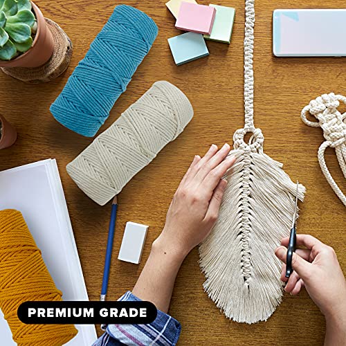 3mm Macrame Cord 3mm Thick Cords for Macrame Yarn 100 Cotton Colored